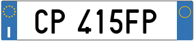 Truck License Plate